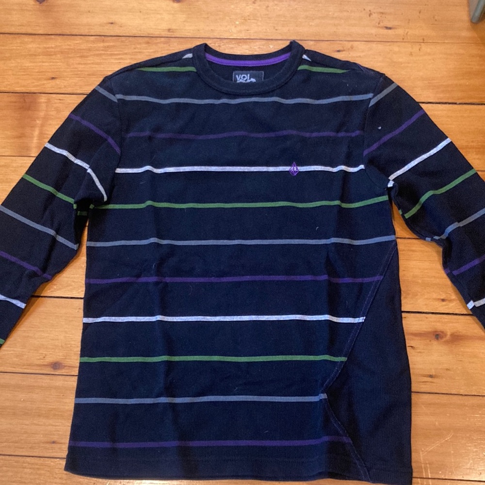 Volcom long sleeve waffle shirt
